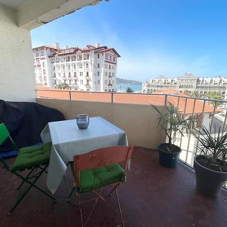 Hendaye Plage Charmant Studio 2Pers Avec Grande Terrasse Vue Mer Buitenkant foto